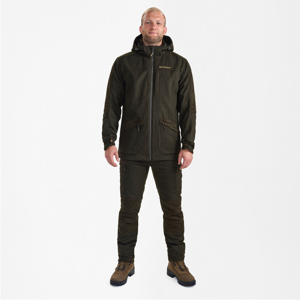 Pantaloni Deerhunter Tatra In Misto Lana - Traspiranti, Silenziosi, Con Dettagli In Pelle Scamosciata - Uomo