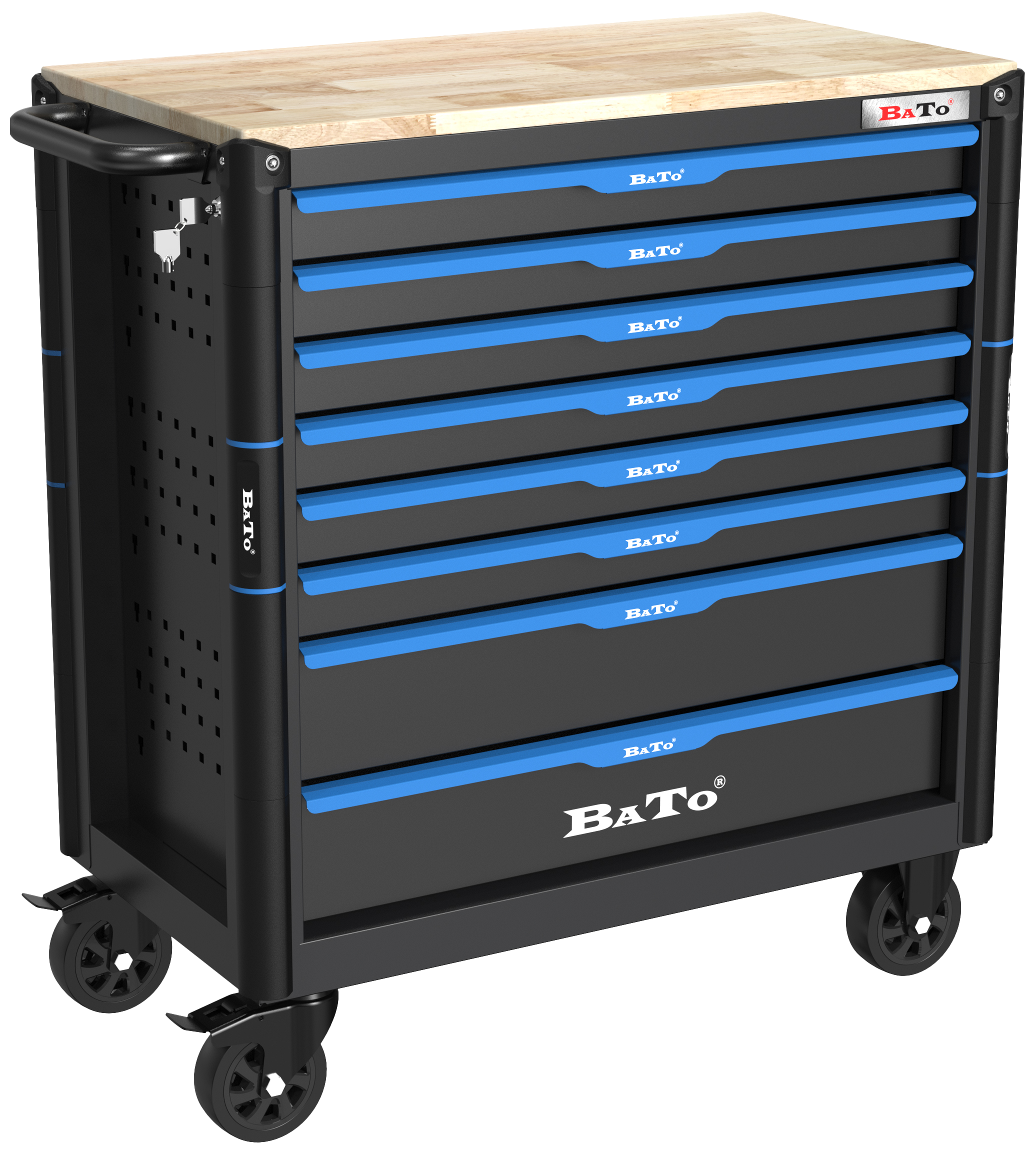 Bato værktøjsvogn XL-Premium 9108, 595 stk værktøj