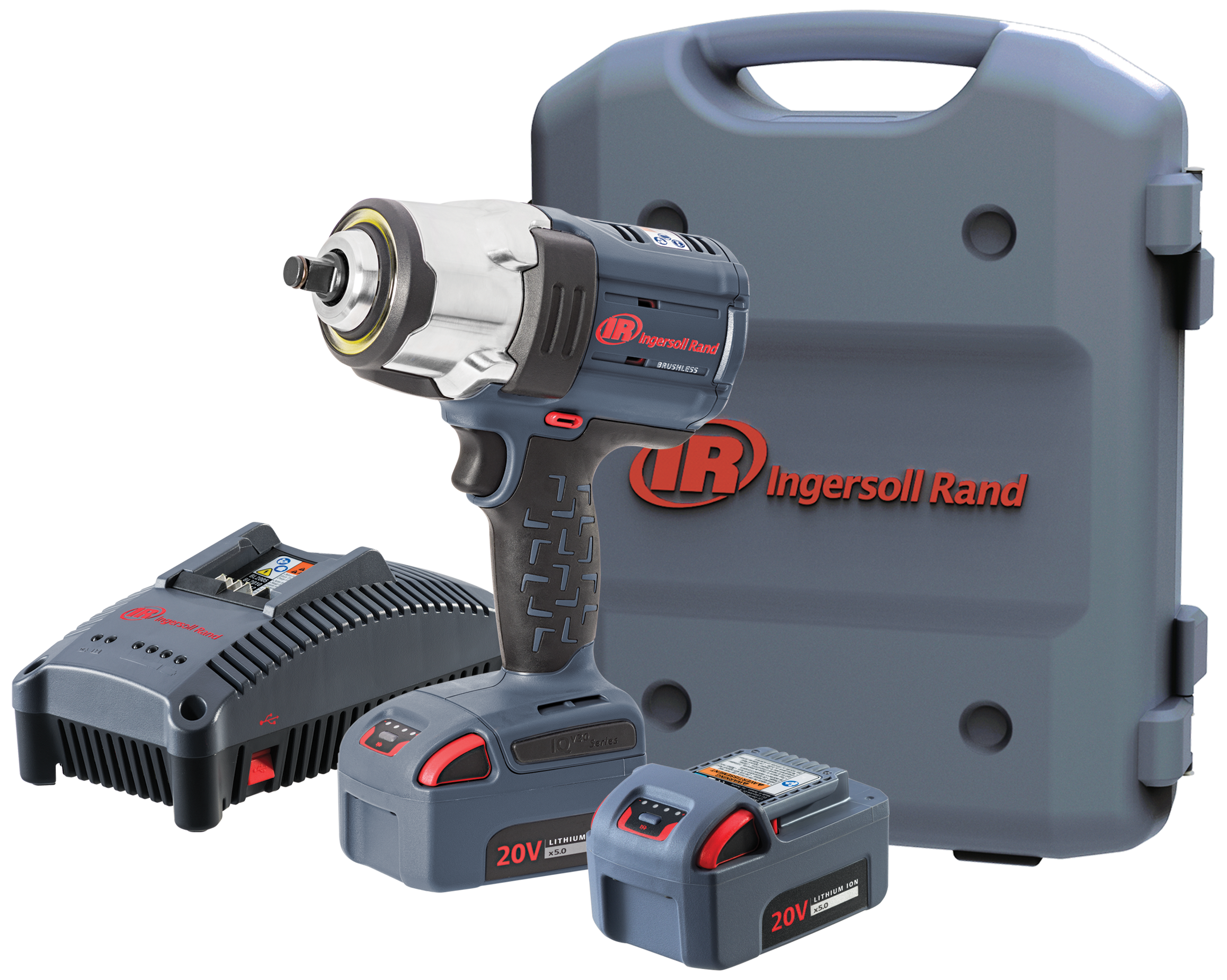 I-R slagnøgle 1/2" 4kt 2040Nm 2×20V/5,0Ah