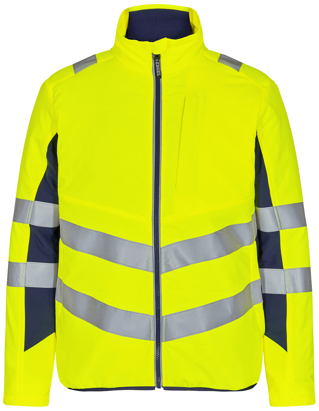 Safety inderjakke zip-in gul/blue ink M