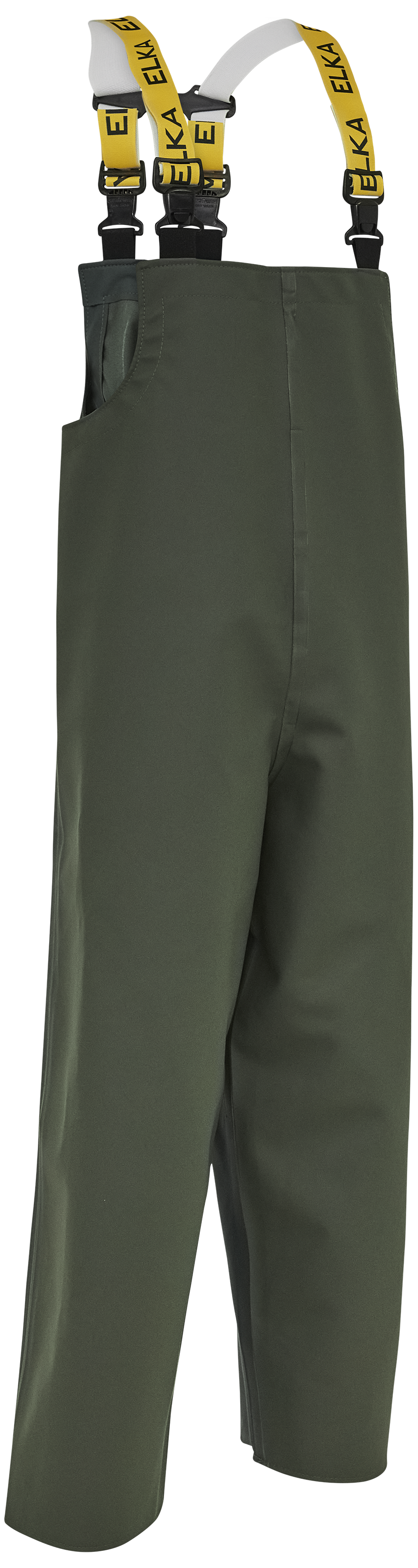 Overalls m/seler elastomer 179909 oliven 3XL