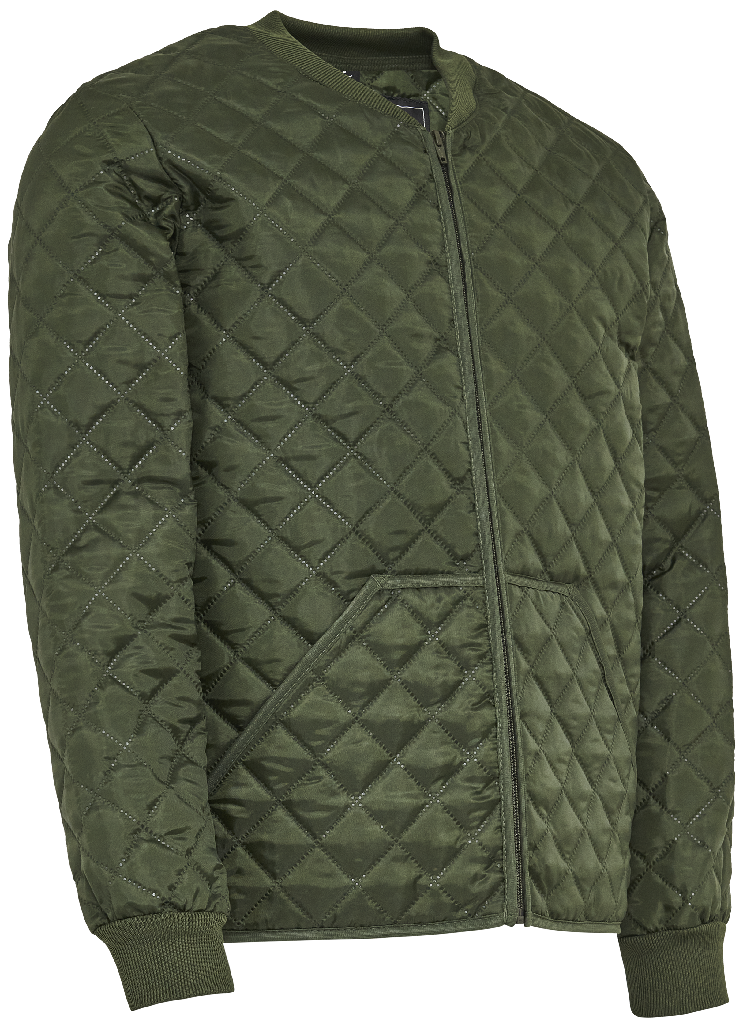 Termojakke quiltet 160515 oliven 4XL