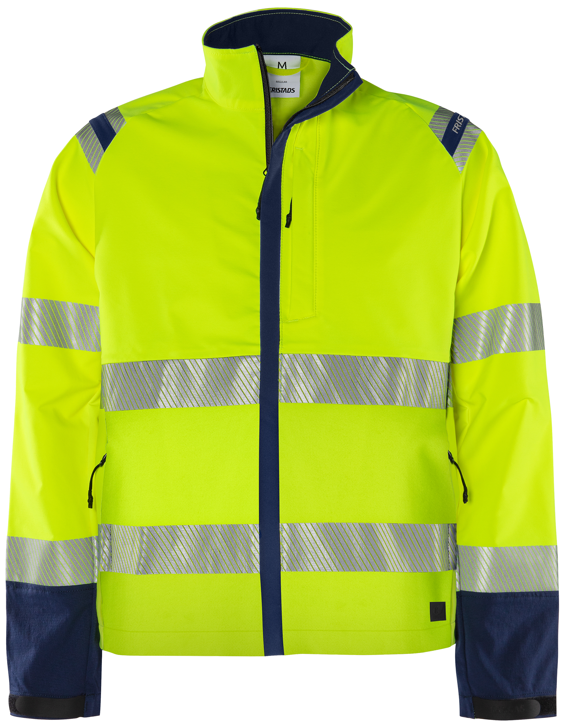 Hi-vis Green stretchjakke kl.3 4647 gul/mar. L