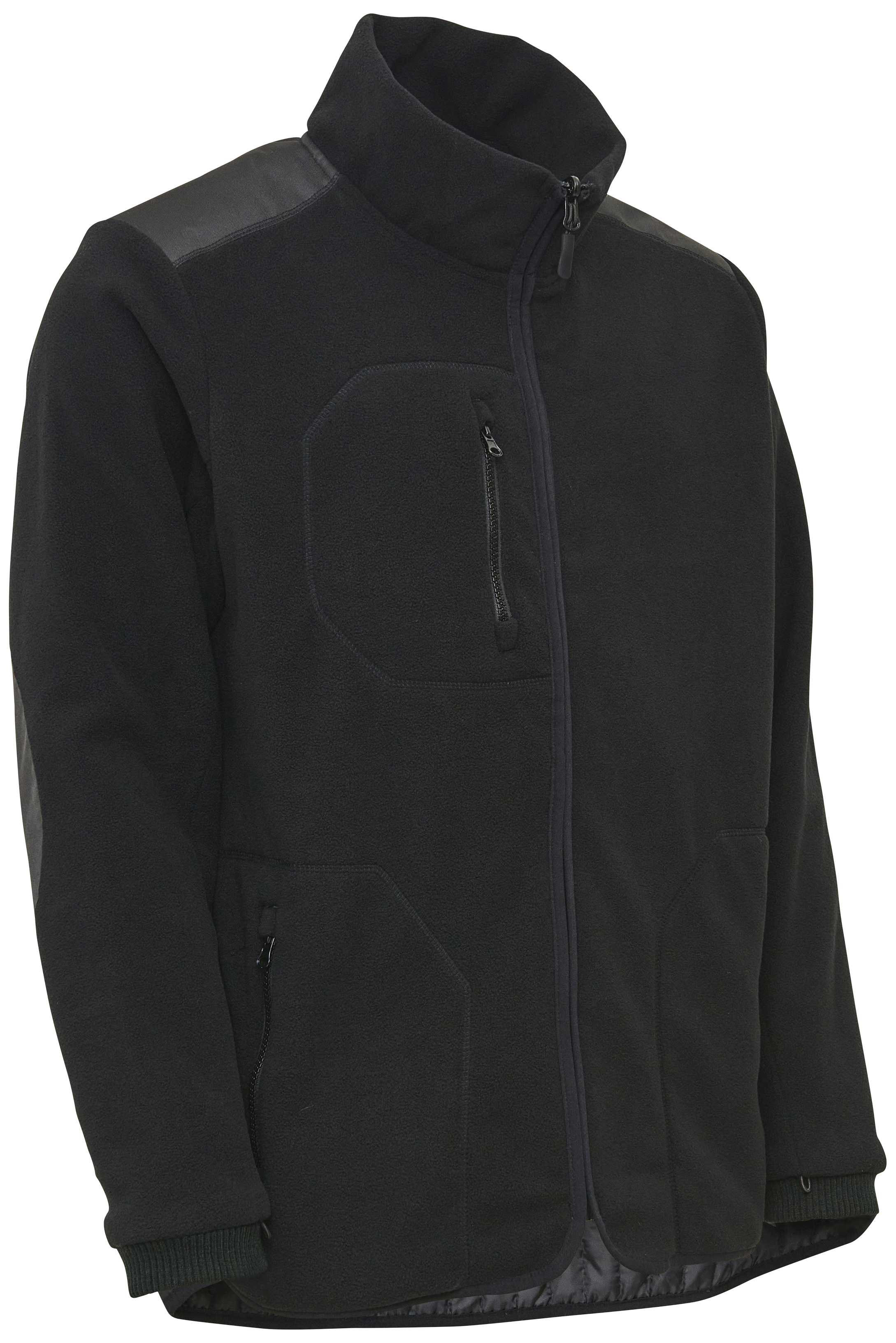 Fleece zip-in jakke 150014 sort XL