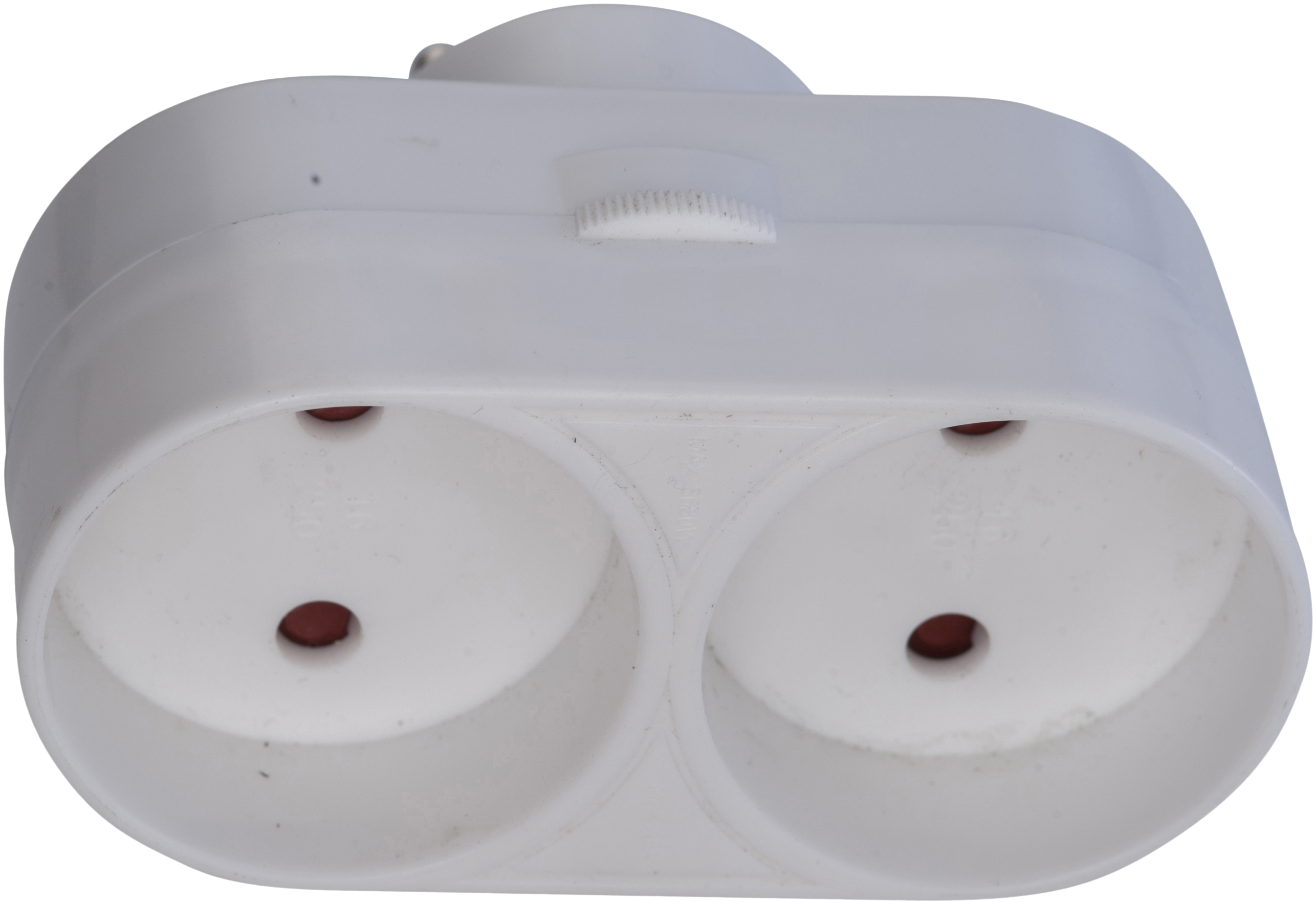 Forgrenerled 2-vejs u/jord rund hvid