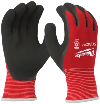 Strik- og kunststofhandsker