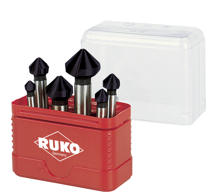 Forsænkersæt 6 stk 6,3-20,5 mm