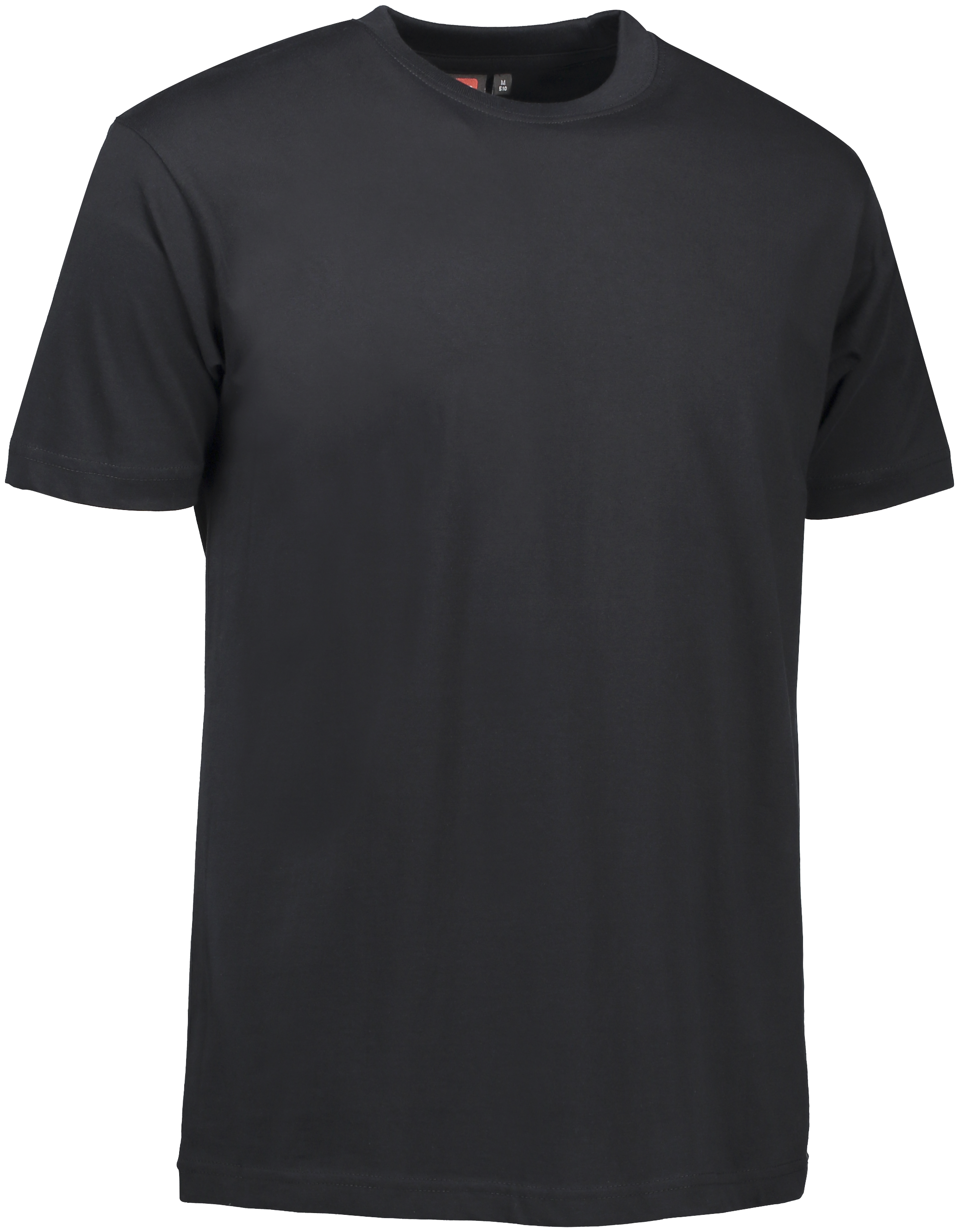 ID T-shirt - Sort - Str. S - Pris pr. stk. v/5 stk.