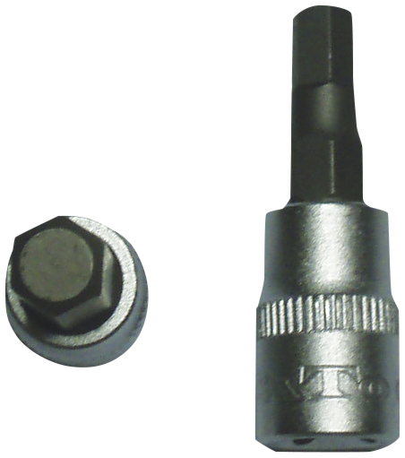 Stifttop 1/4" firk. Hex 7mm L:35mm