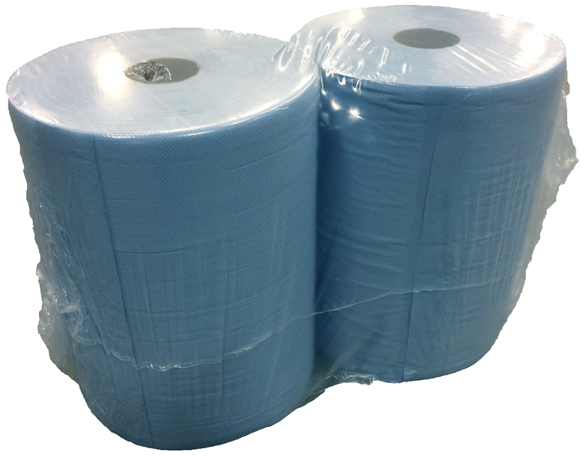 Aftørringspapir industri blå 37cm×360m 1000ark