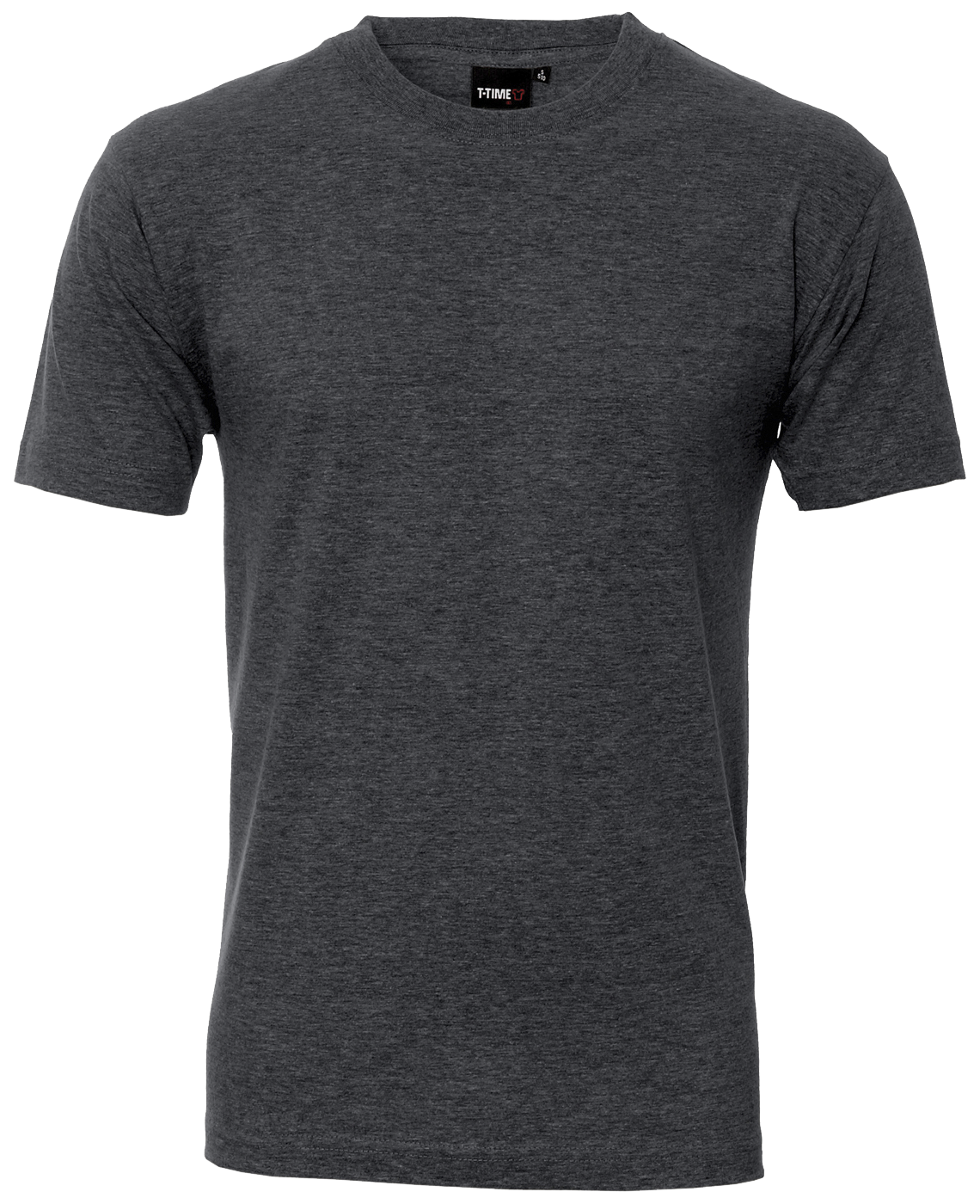 ID T-shirt - Grafit mel. - Str. L - Pris pr. stk. v/5 stk.
