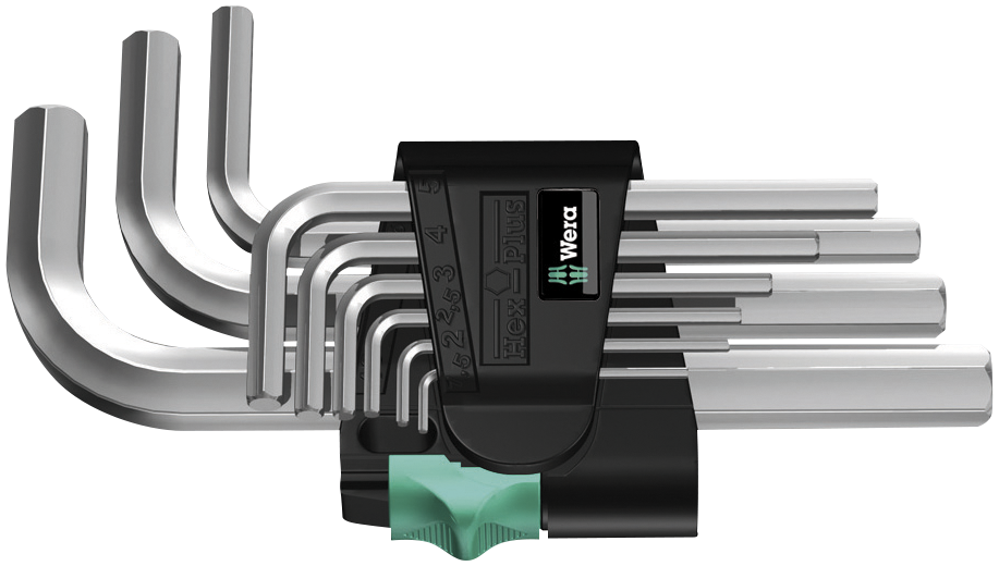 Stiftnøglesæt 967/9 Torx, Multicolour HF, 9 stk