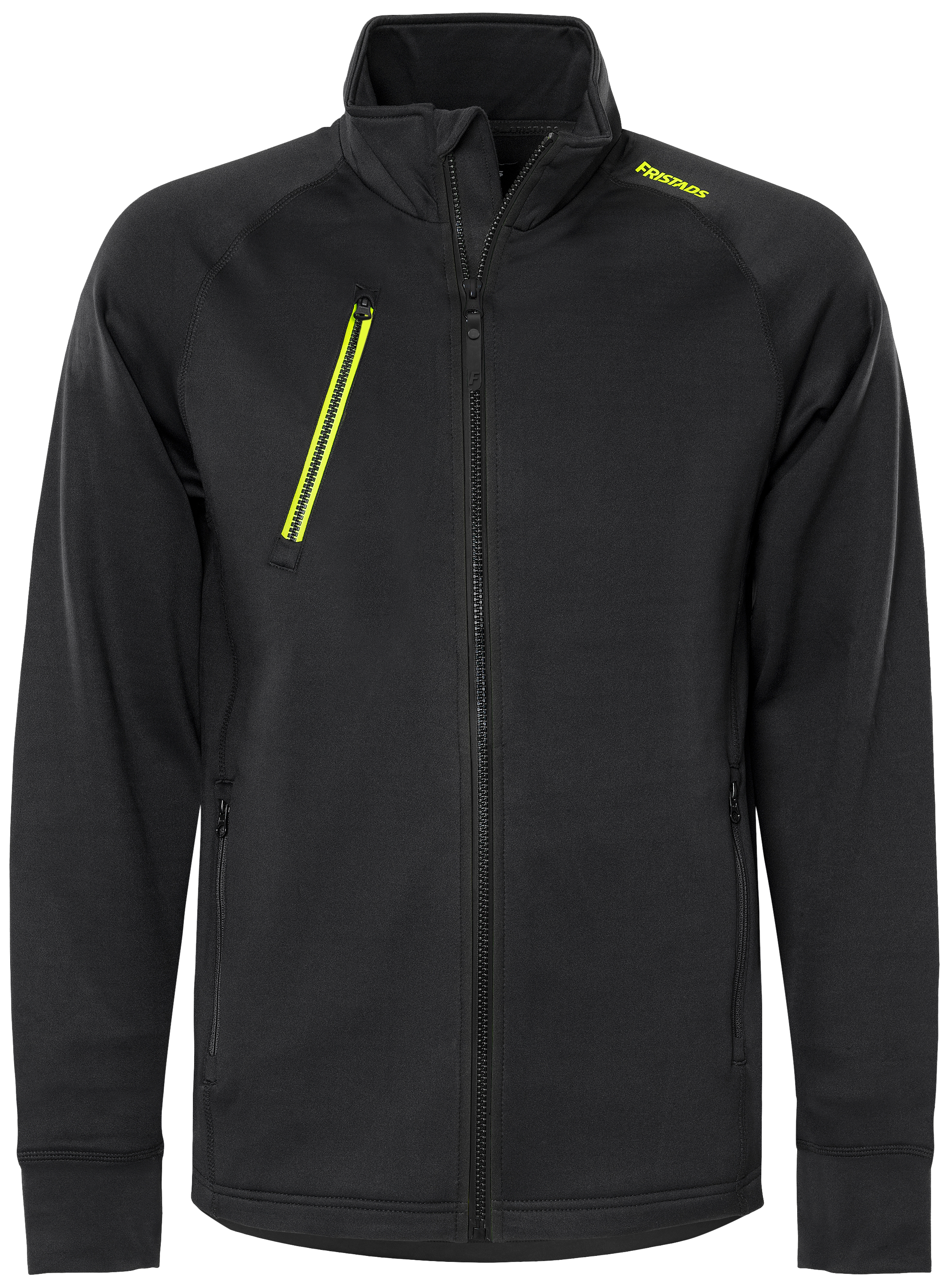 Fleecejakke Polartec med stretch 4870 GPY sort 3XL