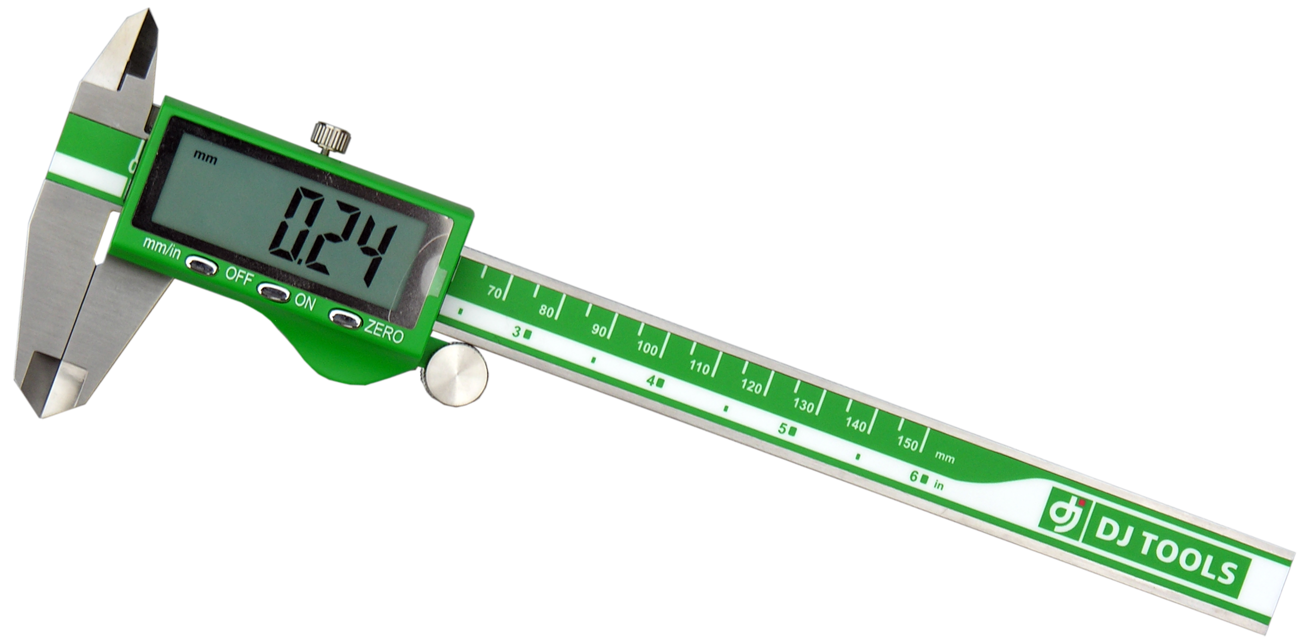 DJ TOOLS digital skydelære 0-150×0,01mm, 12mm tal