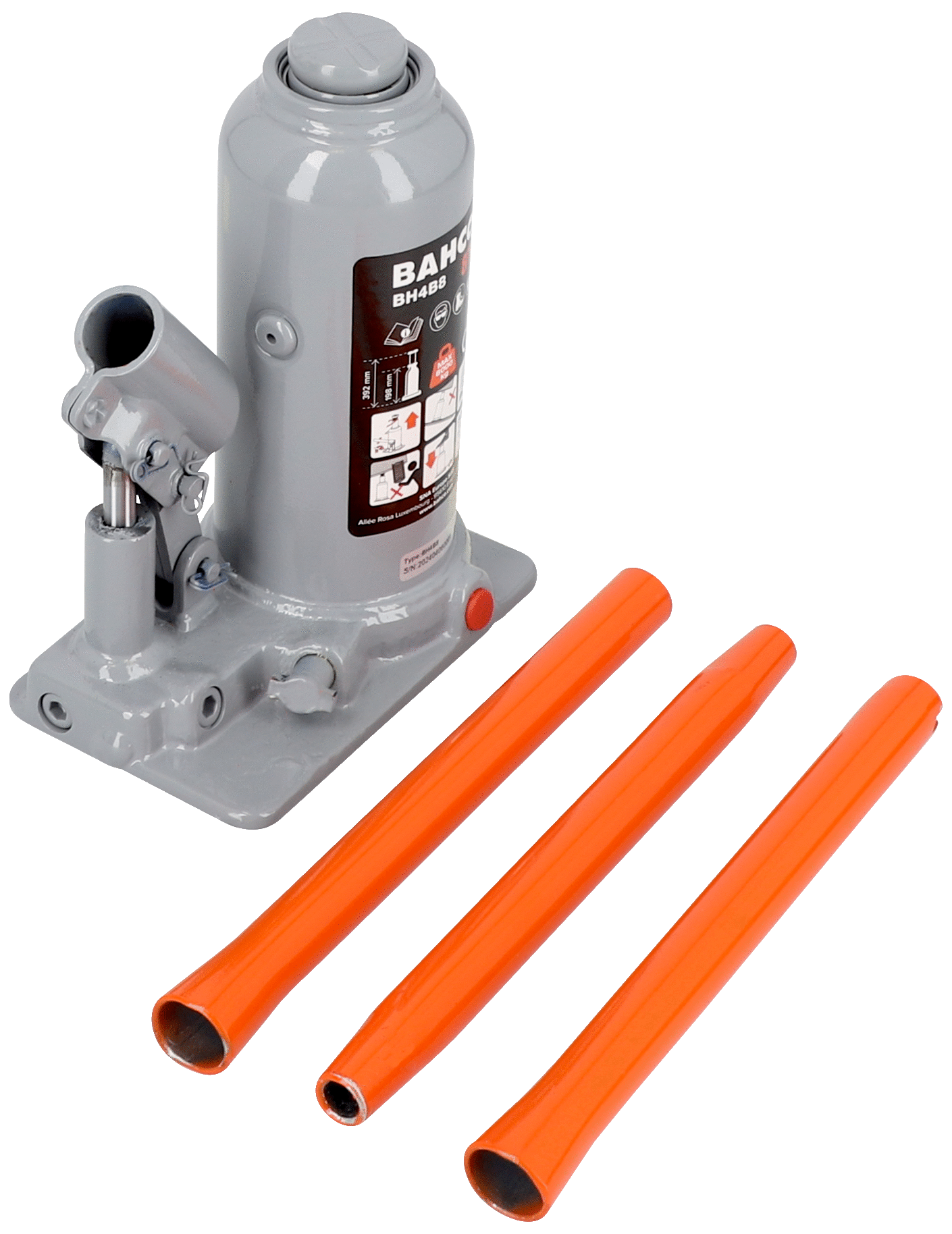 Flaskedonkraft Premium hydraulisk 5T BH4B5
