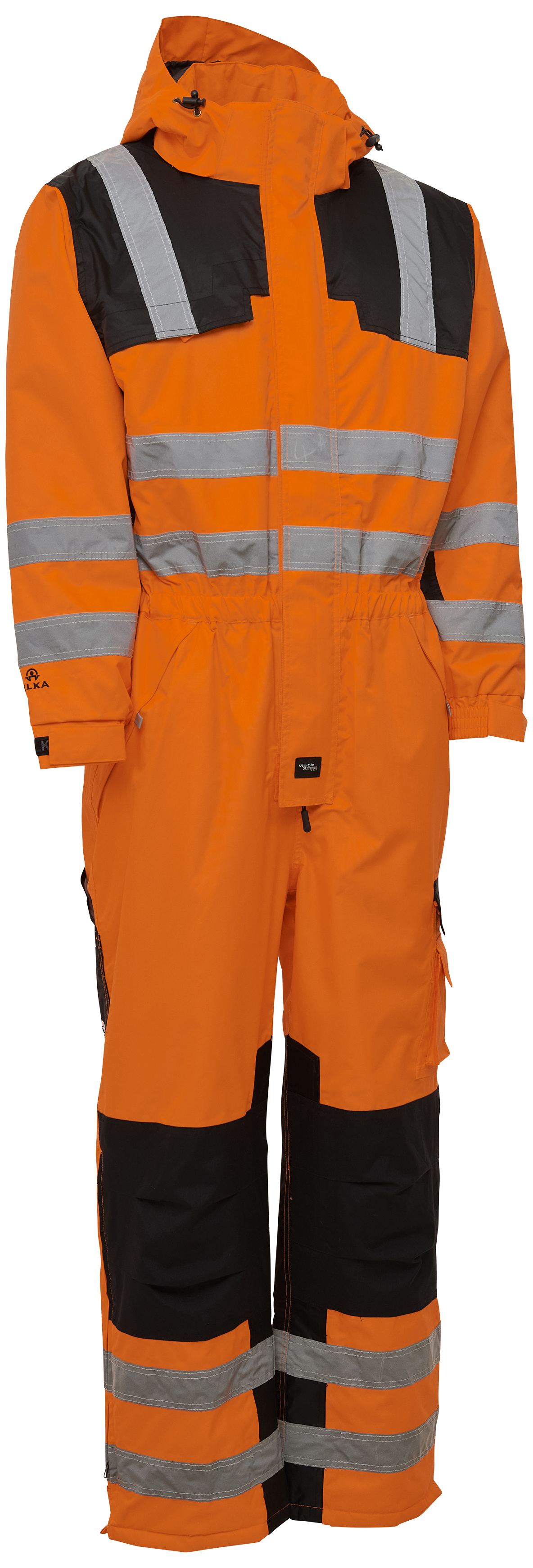 Hi-vis termokedeldragt 088000R orange/sort XL