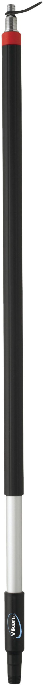 Aluskaft m/vandgennemløb, ø31×1025 mm, sort