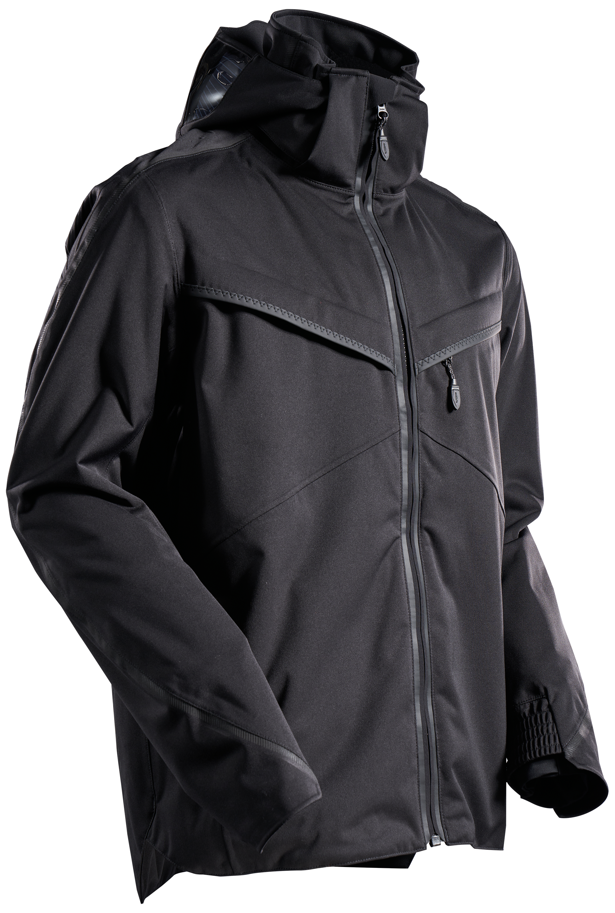 Customized skaljakke sort M