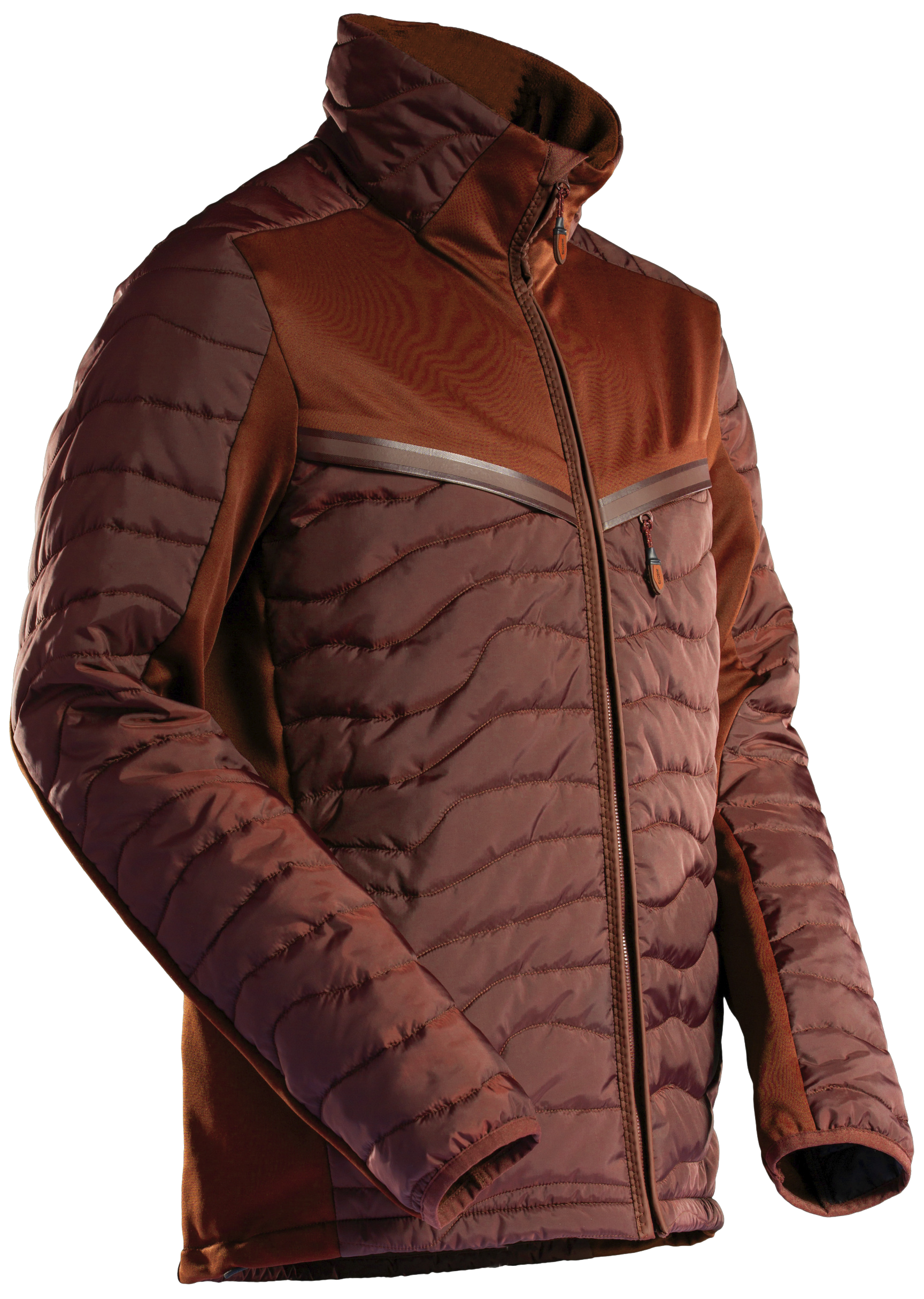 Customized termojakke m/Climascot efterårsrød S