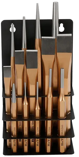 Mejsler, kørnere og splituddrivere