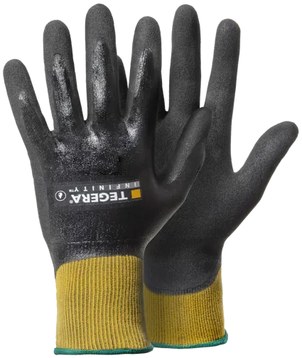 Gummihandsker og handsker med belægning