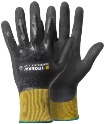 Gummihandsker og handsker med belægning