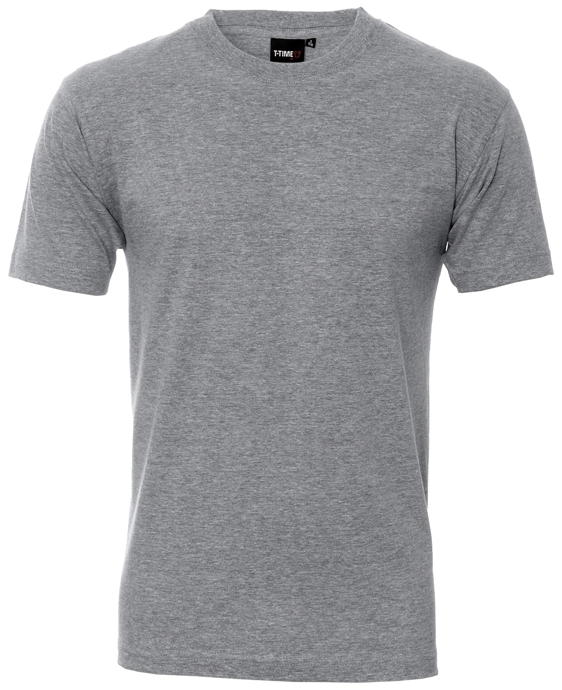 ID T-shirt - Grå Melange - Str. M - Pris pr. stk. v/5 stk.