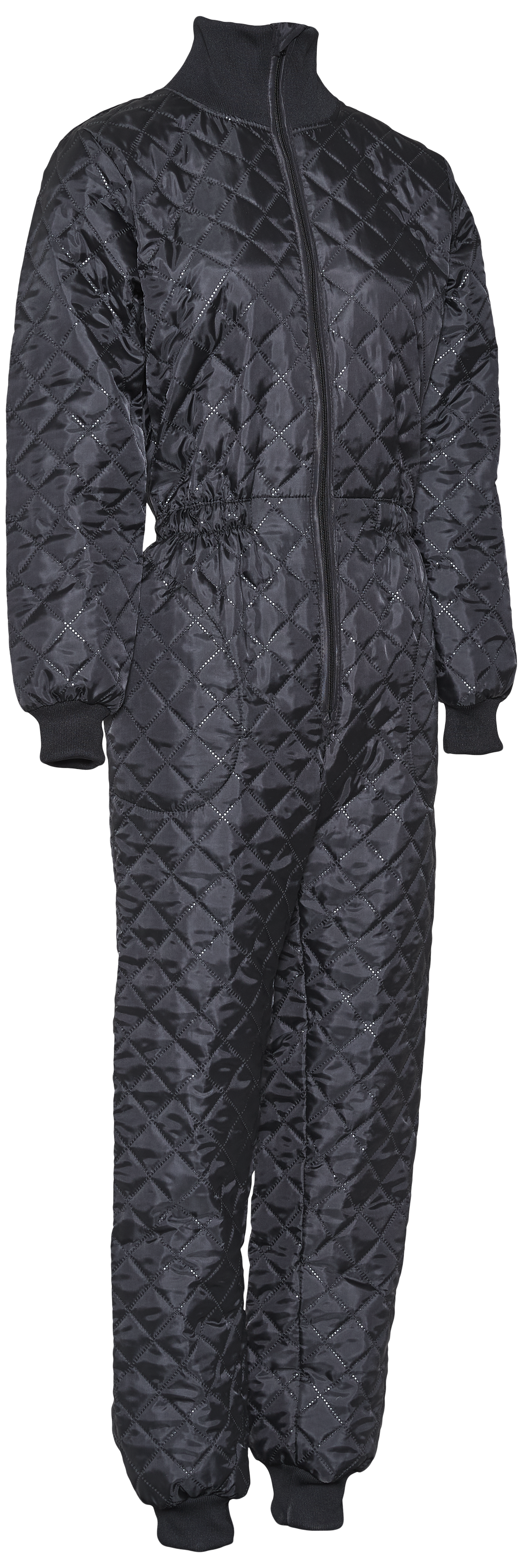Termoheldragt m/høj hals quiltet 168011 sort 2XL