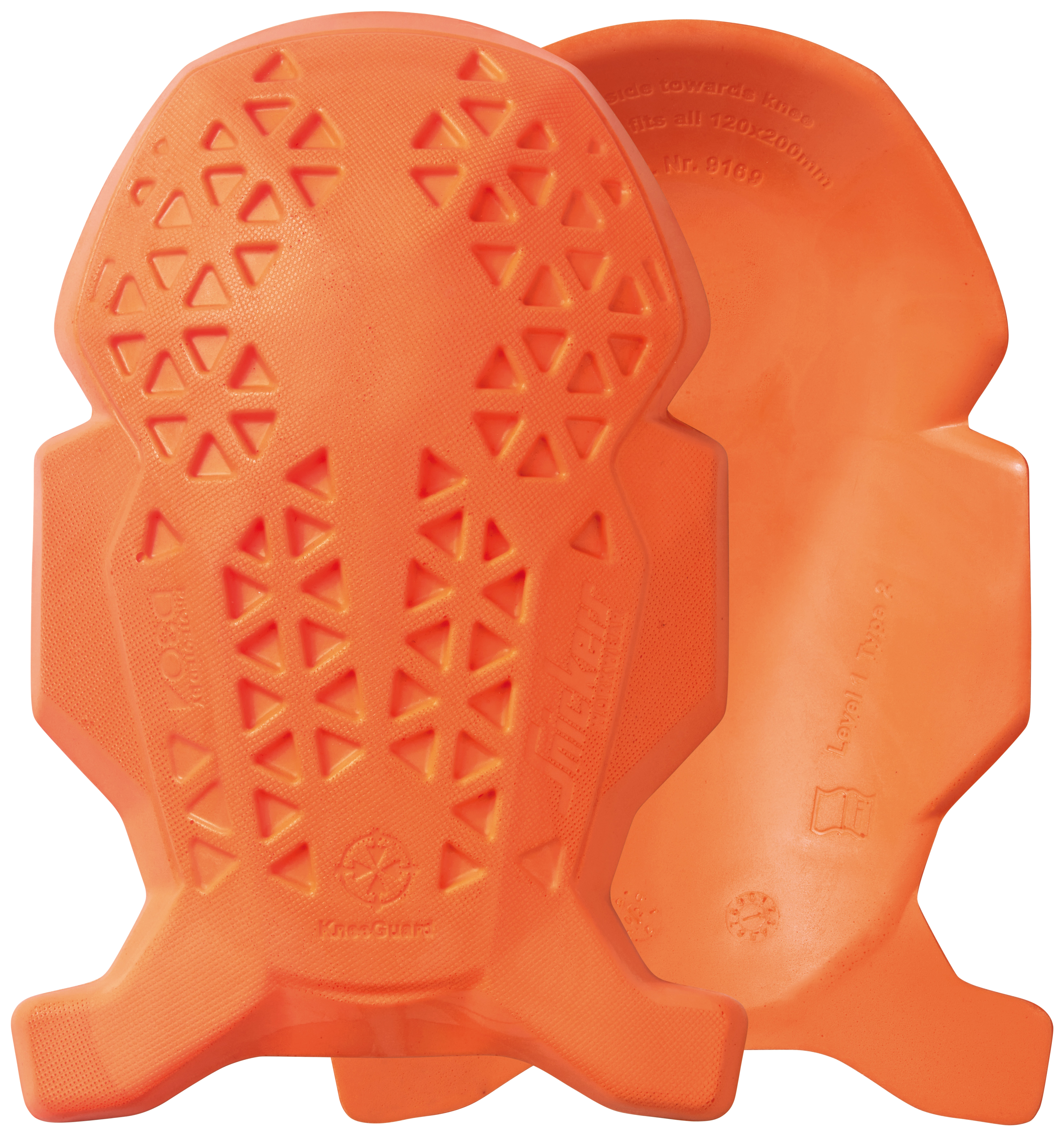 Knæpuder 9169 D30 orange one size