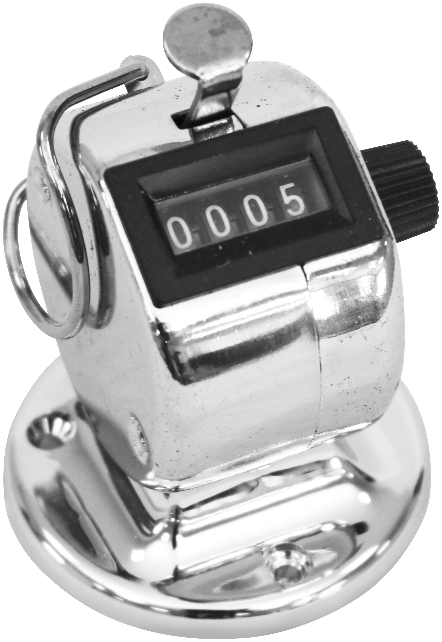 Håndtæller 4 cifre, ringbeslag+fod