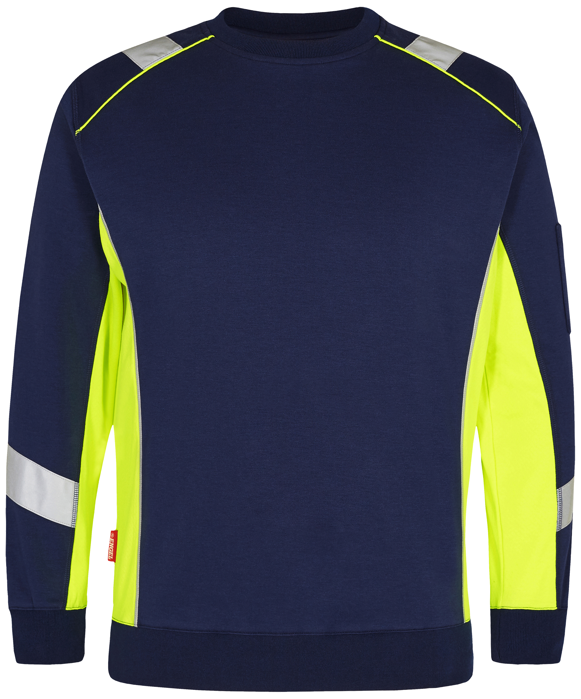 Cargo sweatshirt blue ink/gul XL