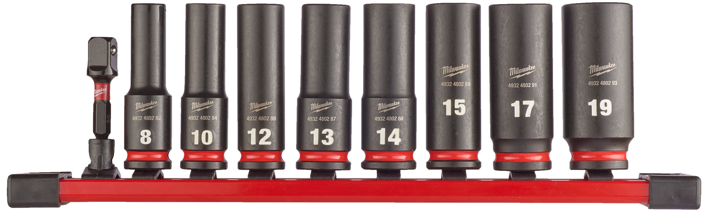 Slagtopsæt lange Shockwave Impact Duty, 9stk