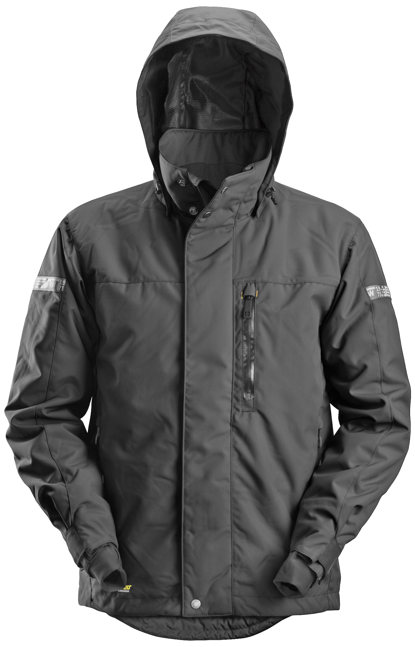 Vinterjakke 1102 vandtæt aft. hætte sort/sort XL