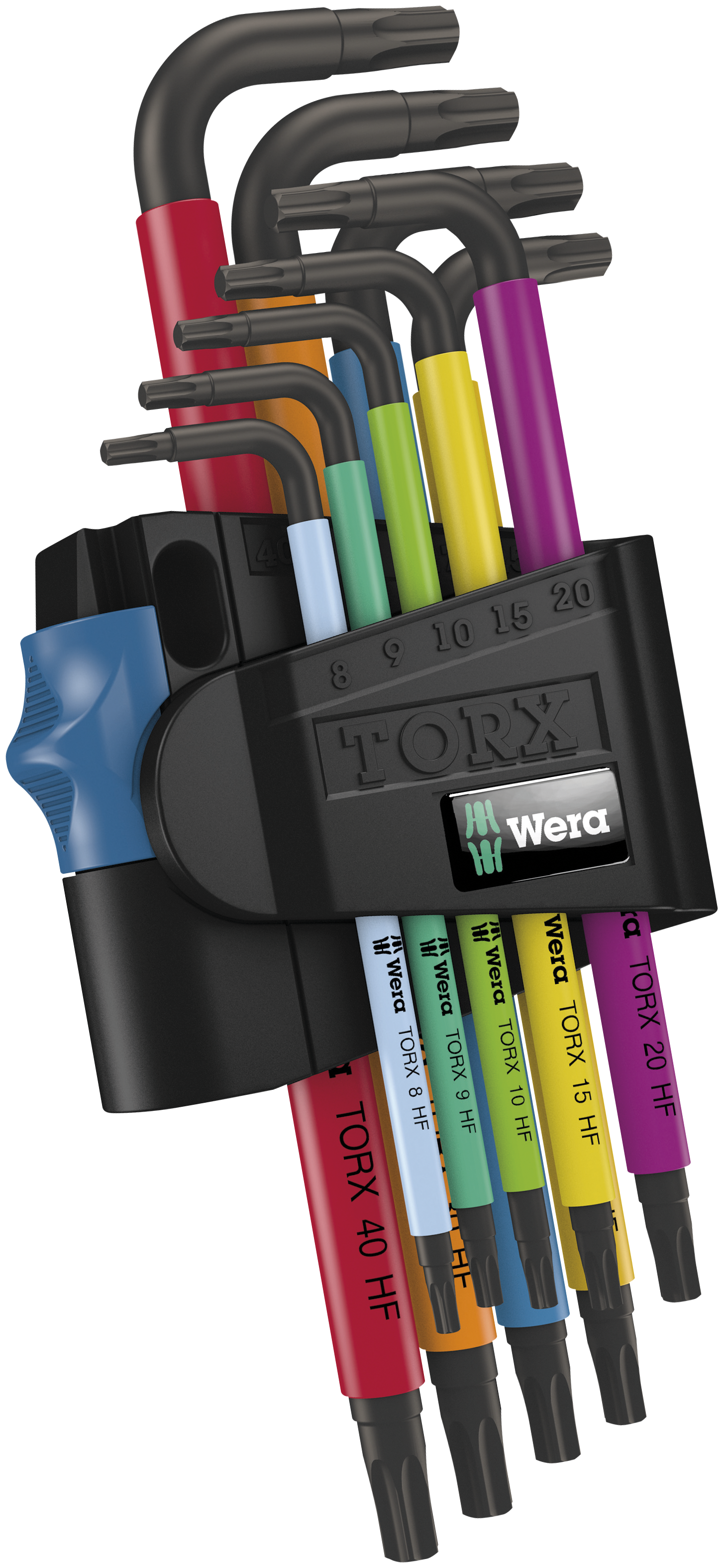 Stiftnøglesæt 967/9 Torx, Multicolour HF, 9 stk